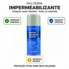 Impermeabilizante e Protetor Palterm para Calçados de Couro e Tecidos Proteção Total Original Palter