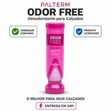 Odor Free Feminino Palterm Desodorante para Tênis Elimina Odores Proteção Prolongada Conforto Diário