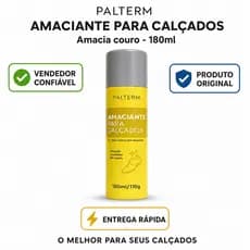 Amaciante Palterm Para Calcados De Couro E Sintetico Restaura Maciez E Conforto Diari Prolongado Uso