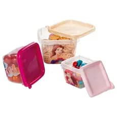 Conjunto de Potes Conect Princesas 3 unidades