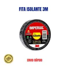 Fita isolante 3M  Imperial 18mm x 20m, 10m, 5m espessura 0,13mm