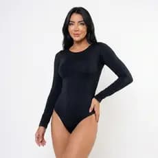 Body Feminino gola careca Tecido Suplex Premium Tamanho Único (veste do 36 ao 44) Modela o Corpo