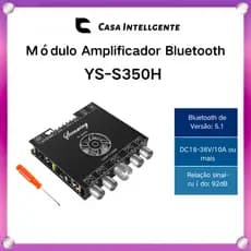 YS-S350H 220W * 2 + 350W 2.1 Canais Módulo Amplificador Bluetooth Subwoofer De Alto Baixo