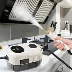 Limpador A Vapor Portátil De 2500 W Máquina Limpeza Pressurizada Alta Temperatura Com Cabeças Escova