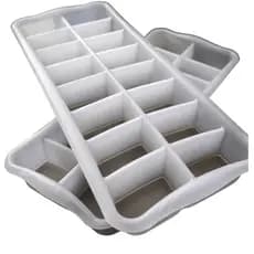 Forma de Gelo Flexível Sanremo 16 Cubos com Fundo de Silicone BPA Free – Fácil de Desenformar