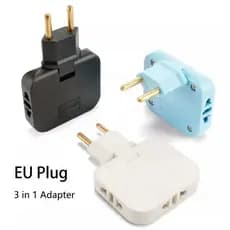 Adaptador Benjamin Articulado Deslocado 10A tomada Resistente Bivolt universal
