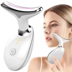 Massageador De Pele Firmeza Pescoço Led Massageador Portátil Beleza para Rosto e Pescoço