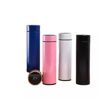 Garrafa Térmica Inox 500ml com Termômetro LED | Isolamento Térmico Superior e Design Moderno