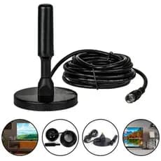Antena HD de TV Digital 5 METROS de Cabo