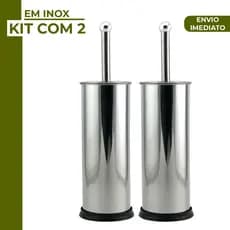 Escova De Vaso Sanitário De Inox Com Base Para Banheiro