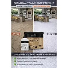 Granito liquido autonivelante (BRANCO) kit 11kg impermit