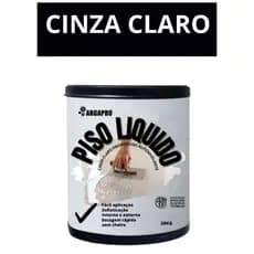 Piso liquido rustico cinza claro argapro kit 20kg