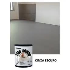 Piso liquido autonivelante (CINZA ESCURO) acabamento argapro kit 20kg
