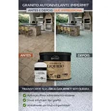 Granito liquido autonivelante (VERDE) kit 11kg impermit