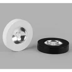 Mini Spot de Sobrepor Redondo 3w Branco Quente Bivolt - Iluminação - Decoração - Fonte do Led