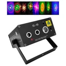 Projetor Laser Holográfico Led Azul, verde e vermelho RBG Cores do natal  balada - show - Iluminação