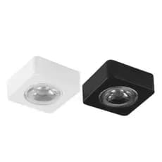 MINI SPOT SOBREPOR QUADRADO BRANCO QUENTE 3W BIVOLT - ILUMINAÇÃO -DECORAÇÃO  - FONTE DO LED