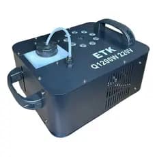 Máquina De Fumaça 1200w 9 Leds colorida RGB Horizontal E Vertical  220v - Balada- Iluminação-Show