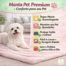 Kit 2 Mantinhas Pet Coberta Gatos Cachorros Microfibra Soft Quentinha Cães