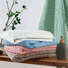 Toalha de Rosto Avulsa Dunna 80cm x 50cm Super Macia Fio Penteado 100% Algodão