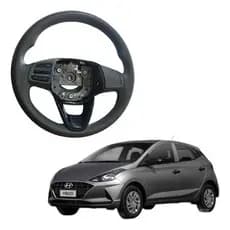 Volante Direcao Hyundai Hb20 2020 A 2022 Cinza-escuro