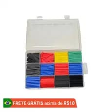 Kit 328/560 Peças Espaguete Isolante Termo Retrátil Colorido Com Estojo-XWG