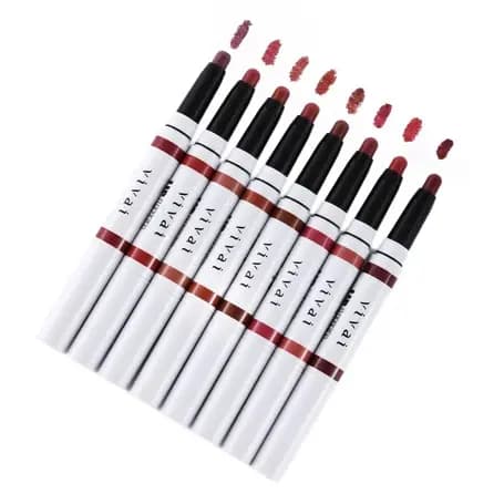 Batom e Lápis Labial 2 em 1 Lip Liner Vivai