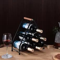 Suporte Organizador De Vinhos Decorativo Adega