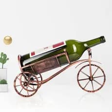Suporte De Vinho Retro Modelo Bicicleta Para Decorar