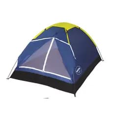 Barraca De Camping 2 - 3 Pessoas Azul Impermeável Com Bolsa