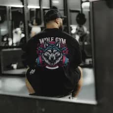 Camisa Oversized Wolf Gym Grande Academia Loja Anime Scape