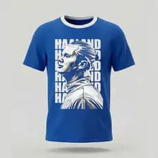 Camiseta Haaland 100% Algodão Premium