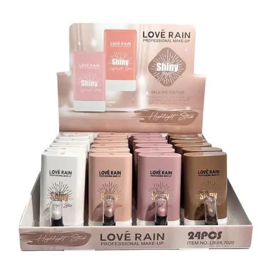 Iluminador em Bastão Love Rain - Glow Radiante e Fácil Aplicação