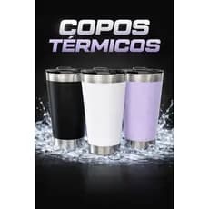 Copo Térmico 473ml Mantém Gelado por 4 Hrs, Abridor De Garrafa, Perfeito Para Cerveja / Refrigerante