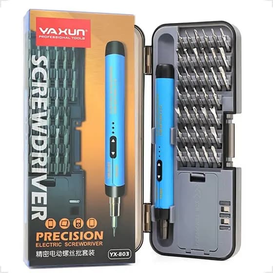 Micro Parafusadeira Elétrica Com 38 Peças De Precisão Yaxun YX-803
