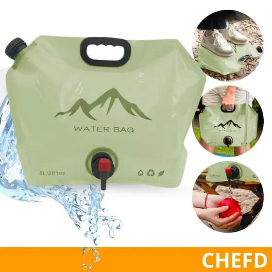 Equipamento De Acampamento Para Viagem Bolsas De Água Dobráveis Recipientes De Armazenamento Bolsa Garrafa Bexiga Sobrev