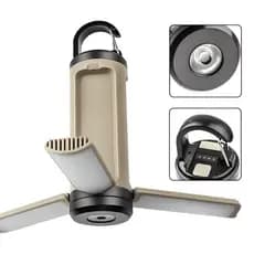 Lâmpada De Acampamento Usb Dobrável Para Churrasqueira &tx