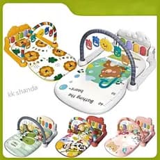 Certificação da FDAInfant brinquedo destacável pedal quadro de fitness bebê música piano jogo esteira de rastreamento