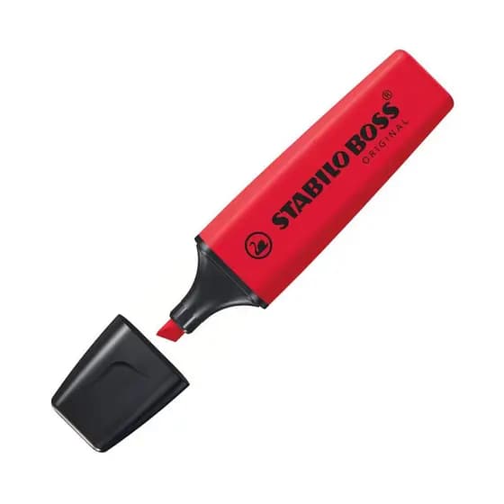 Pincel marca texto Boss Real Red 70/48 Stabilo