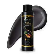 Shampoo Black Hair 500ml Escurecedor Progressivo 3 em 1 Anti Grisalho Uso Diário