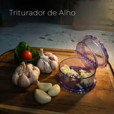 Triturador de alho, triturador de alimentos, se percebe que traz mais praticidade para sua cozinha
