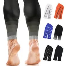 1 Par de Meias de Compressão para Panturrilha, Meias de Corrida para Homens e Mulheres, para Caminhada e Ciclismo YBAP
