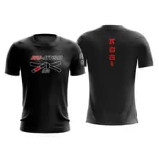 Camiseta Jiu Jitsu Luta 100% Dry Fit Premium Tecido Leve Esportiva Blusa UFC MMA GYM Artes Marciais