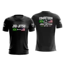 Camiseta Dry Fit P/ Muay Thai Treino Competição UFC MMA Jiu Jitsu Luta Blusa Unissex Esportiva Gym