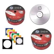 Mídia Virgem DVD-R HP 4.7Gb - 16x HD Externo