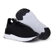 Tênis Masculino Preto Academia Caminhada Leve Confortável Promoção Envio Rápido