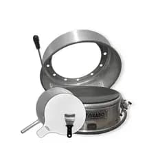 Kit Brabo Avançado - Forno Compacto + Pá Alumínio + Pá Madeira + Espátula Inox