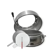 Kit Brabo Aprimorado- Forno Compacto + Pá Alumínio + Pá Madeira + Acendedor