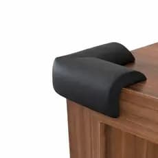 Protetor de Quina Bebê Silicone Cantoneira Mesa Segurança 4Pç