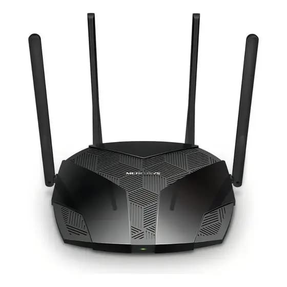 Roteador WiFi 6 AX1800 Gigabit WiFi 6 Mercusys MR70X 1800Mbps Para Fibra Óptica
